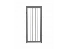 Полноростовое ограждение двери ОПР/1000-Дверь с навесным замковым устройством